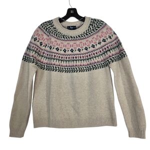 Simons Fair Isle Knitted shetland wool Sweater vintage inspired